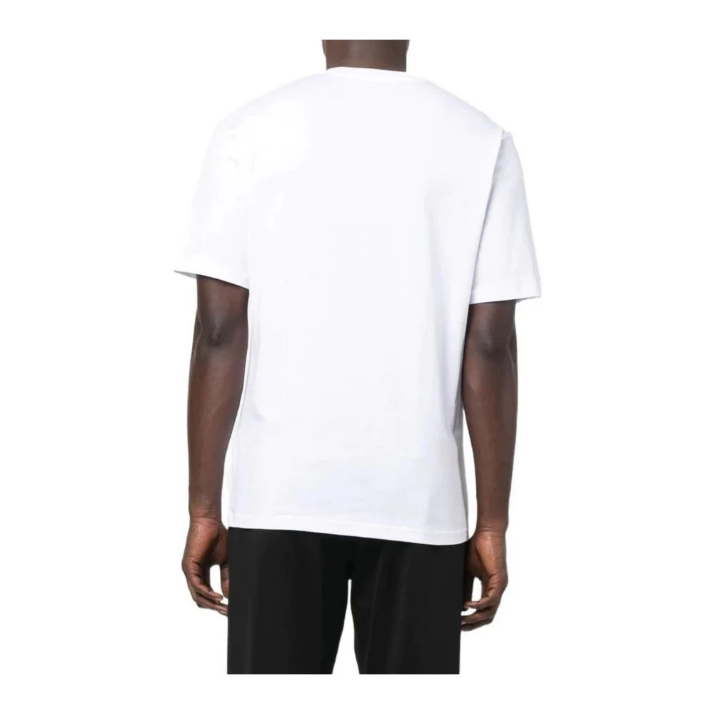 Moschino Casual Katoenen T-Shirt White Heren