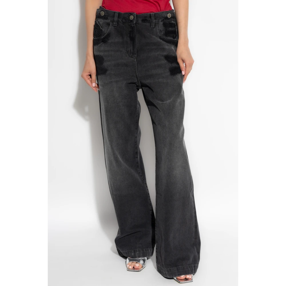 The Attico Wilde been jeans Gray Dames