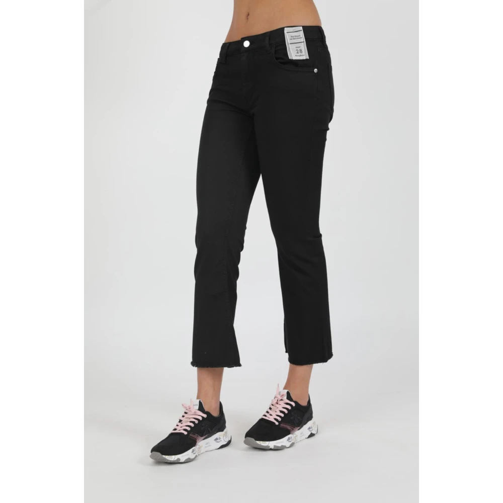 Re-Hash Monica-Z Cropped Jeans Black Dames