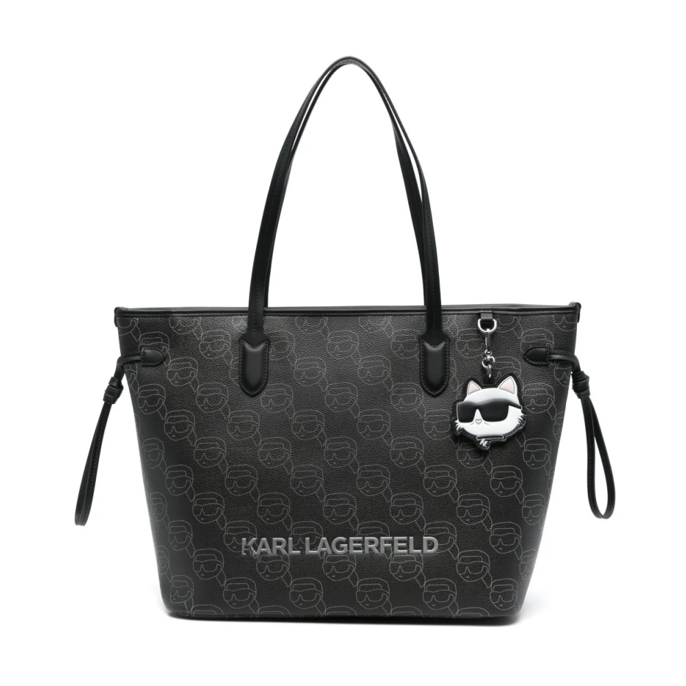 Karl Lagerfeld Totes & shoppers Ikon Mono Cc Lg Tote in zwart