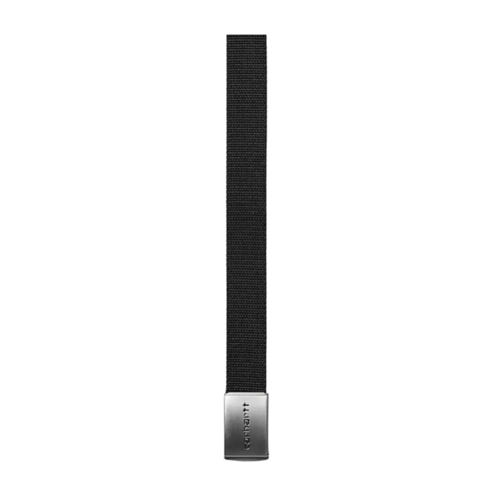 Carhartt WIP Clip Riem Chroom Zwart Black Heren