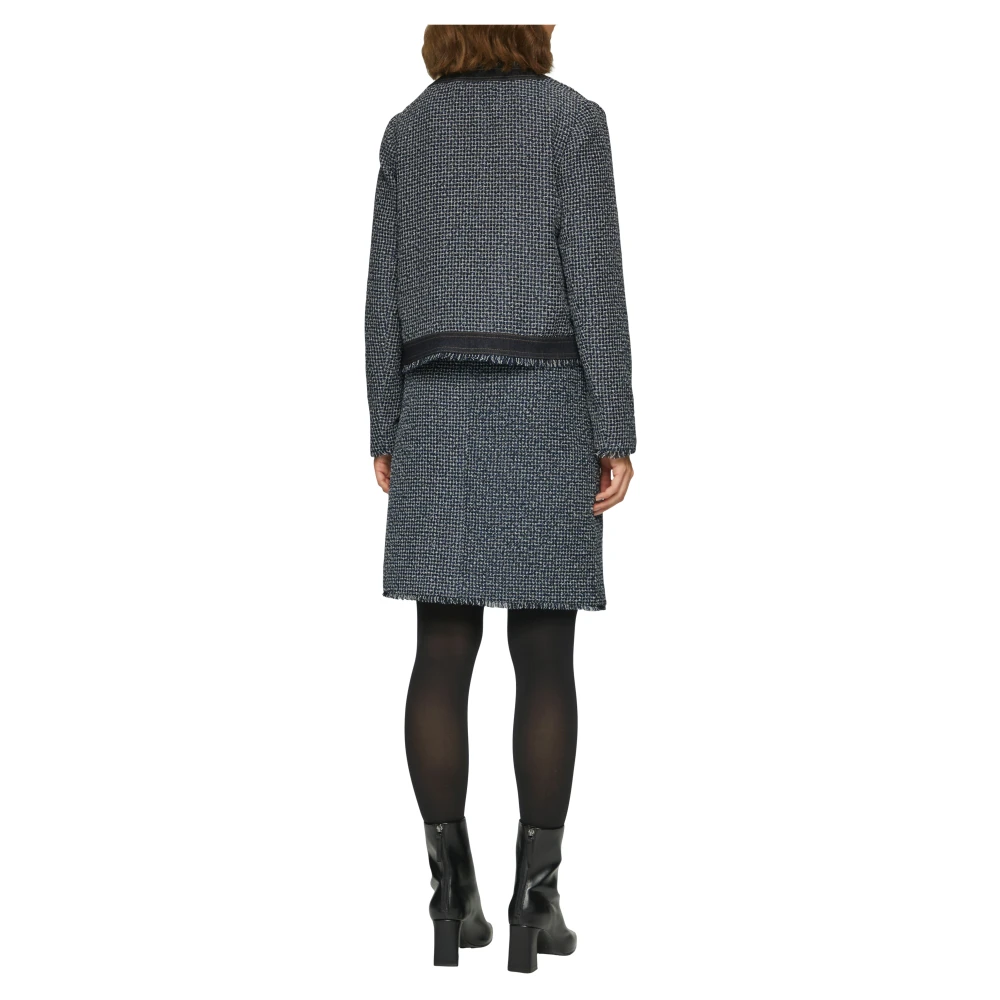 s.Oliver Denim Bouclé Jack Blue Dames