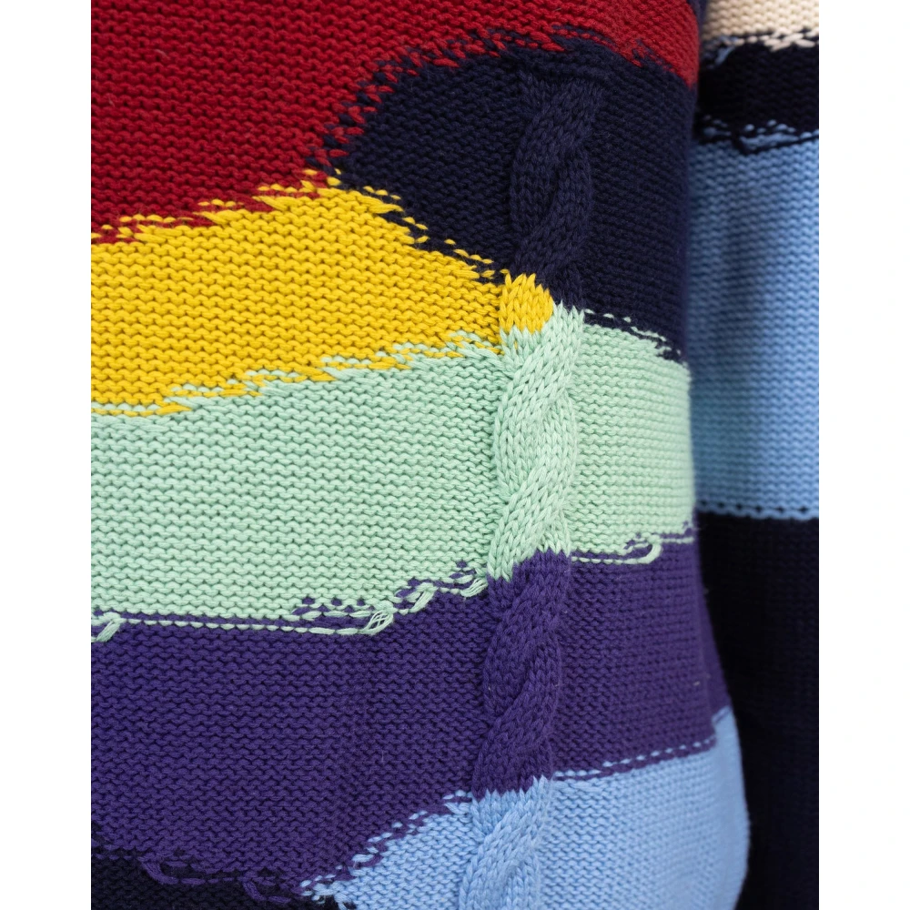 PS By Paul Smith Biologisch katoenen trui met kleurrijk patroon Multicolor Heren