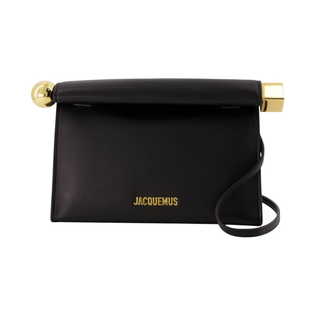 Jacquemus Donna Nero - Le Sac Rond Carré - Bags - One Size - Immagine 4