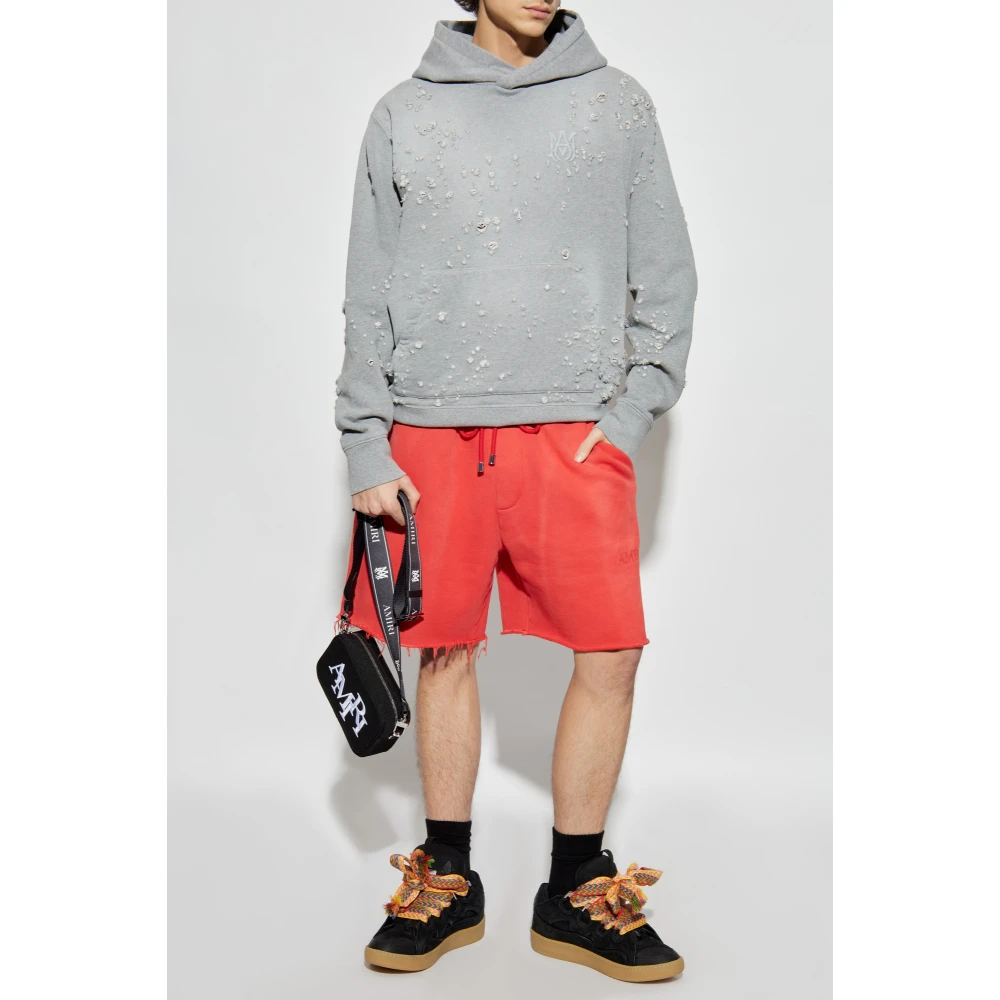 Amiri Sweatshirt met logo Gray Heren