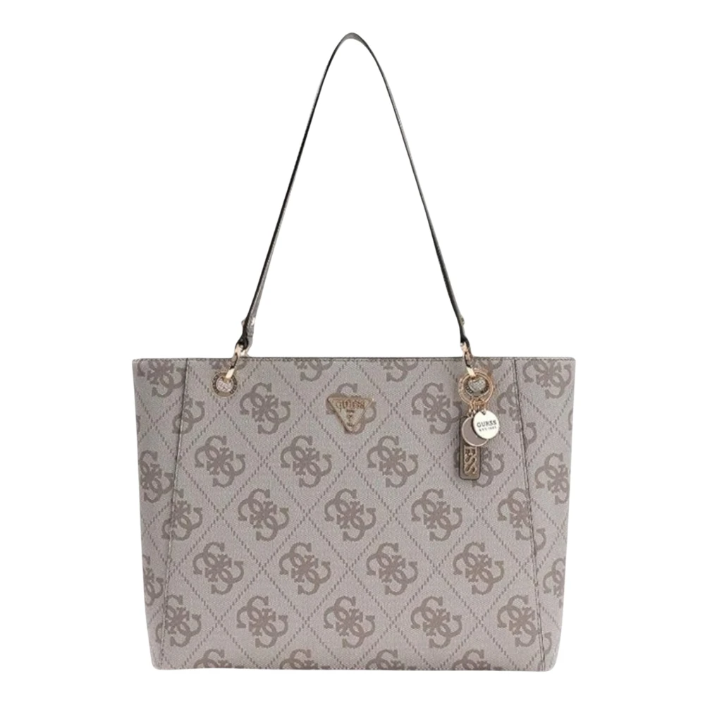 Guess , Shopping Bags, Female, Gray, One Size, Shoulder Bags