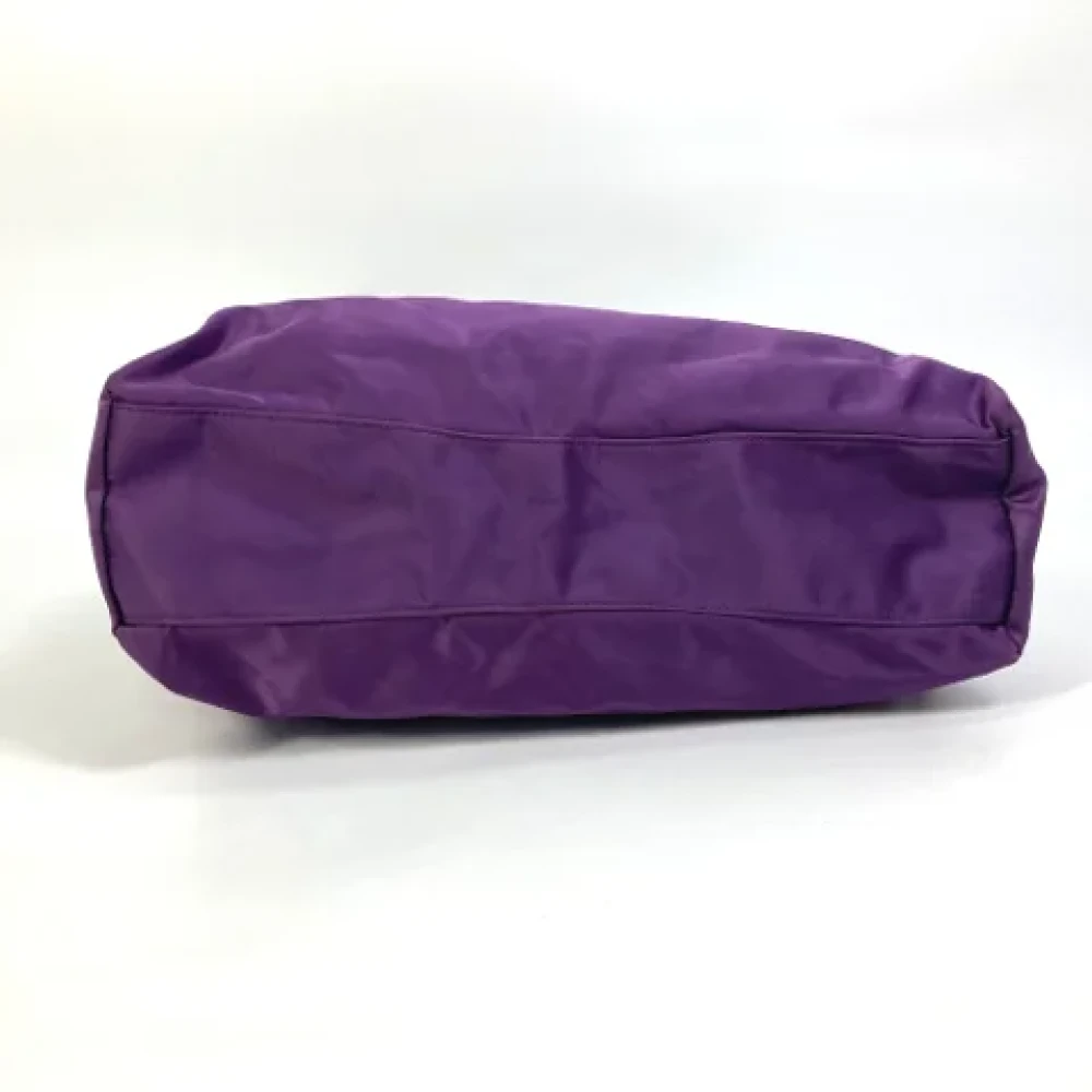 Prada Vintage Pre-owned Fabric prada-bags Purple Dames