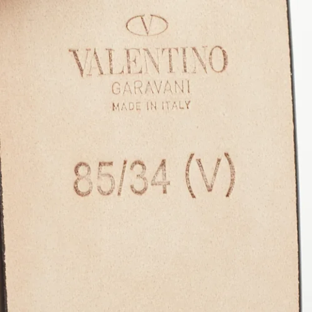 Valentino Vintage Pre-owned Leather belts Black Dames
