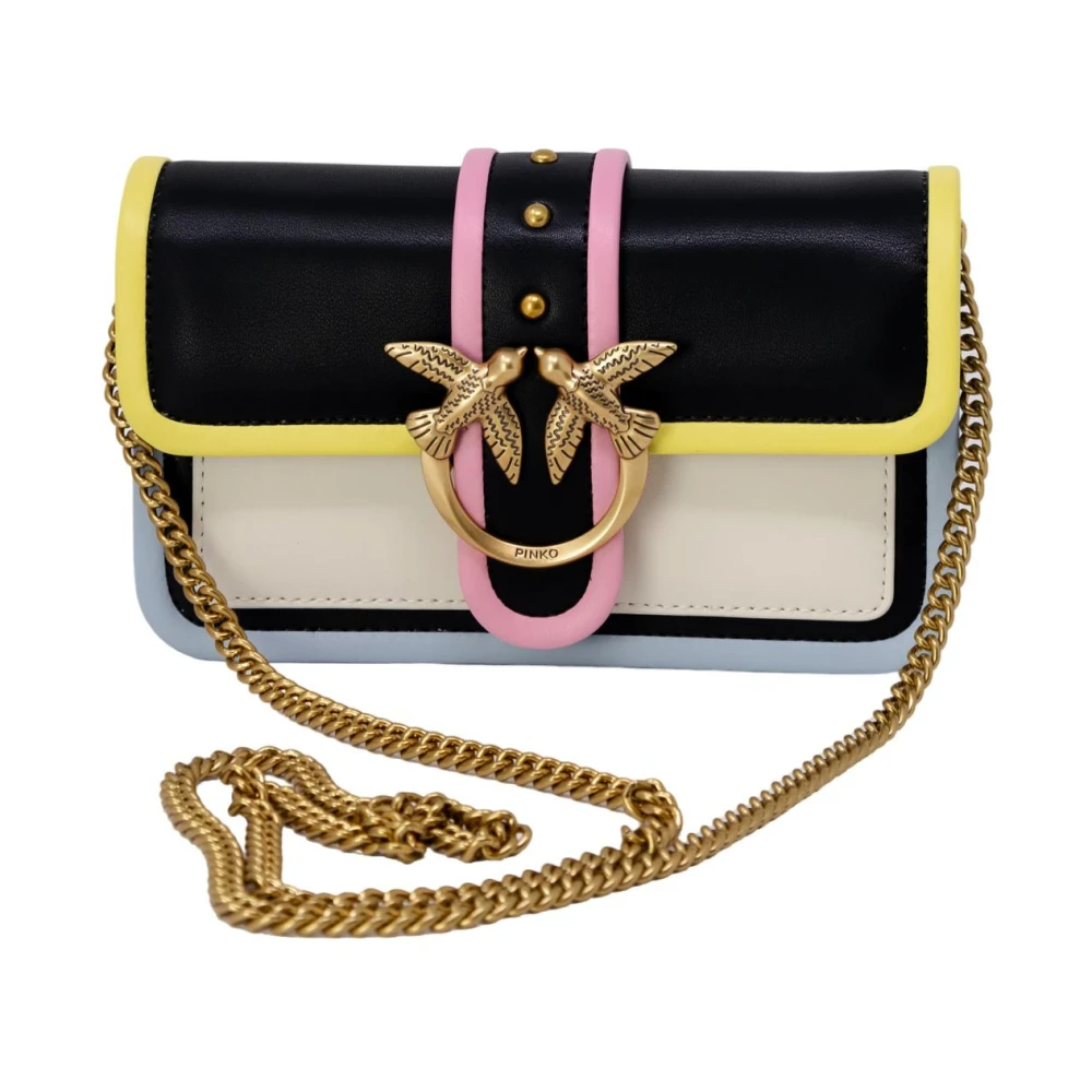 pinko Elegant Leren Zakset Multicolor Dames
