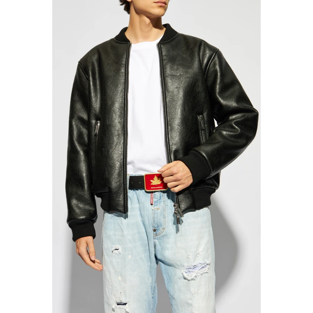 Dsquared2 Bomber type jas Black Heren