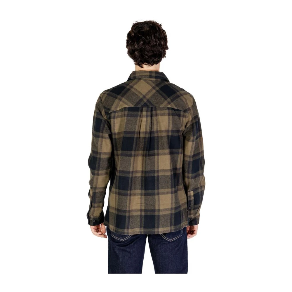 Only & Sons Groen Katoenmix Herenoverhemd Green Heren