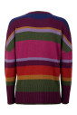 pull-col-rond-violet-pour-femmes-a-rayures-multicolores
