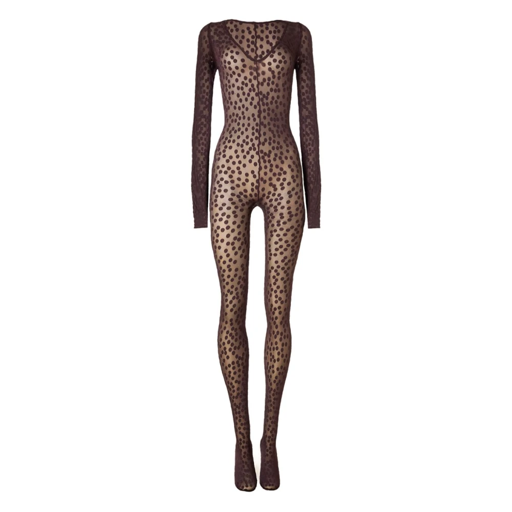 Wolford Women's Purple Jumpsuits, Xs, Trousers