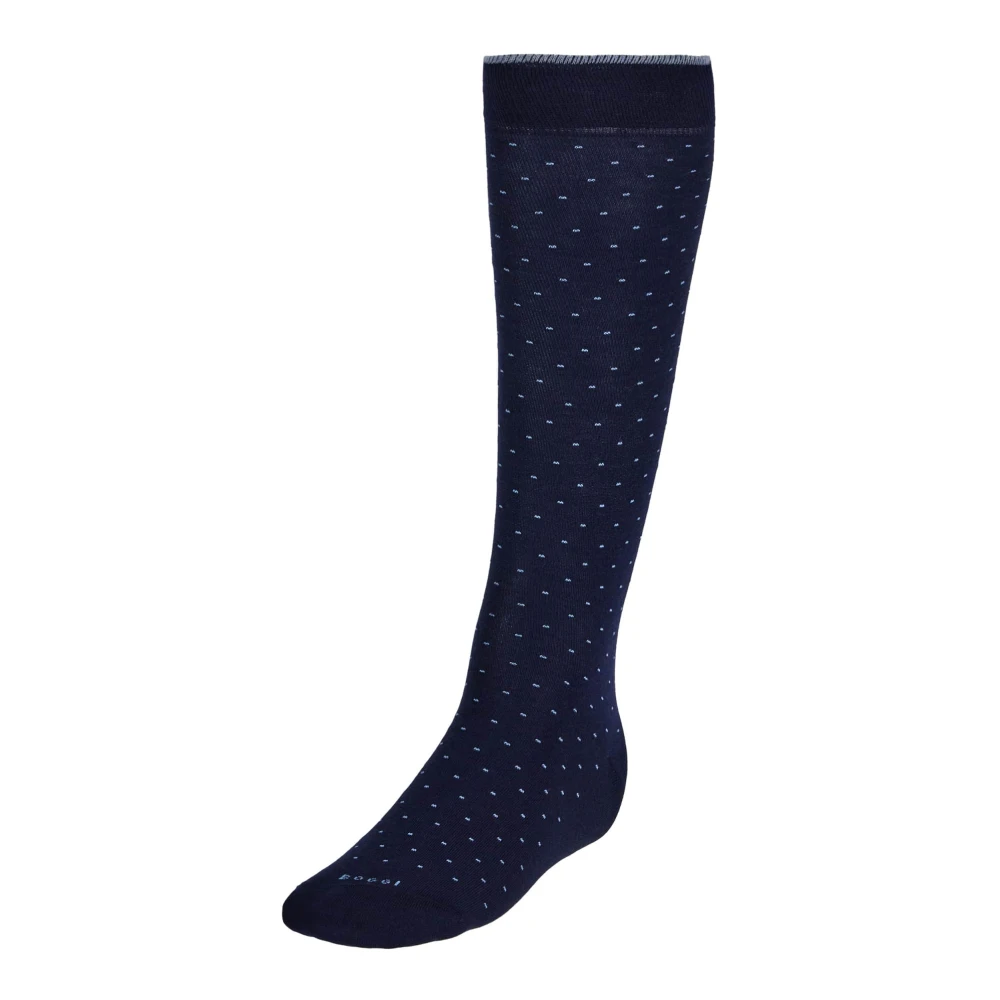 Boggi Milano Pinpoint katoenen sokken Blue Heren