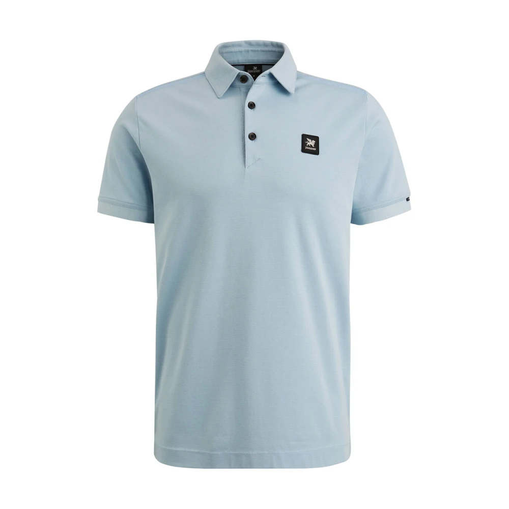 VANGUARD Heren Polo's & T-shirts Short Sleeve Polo Raschel Interlock Blauw