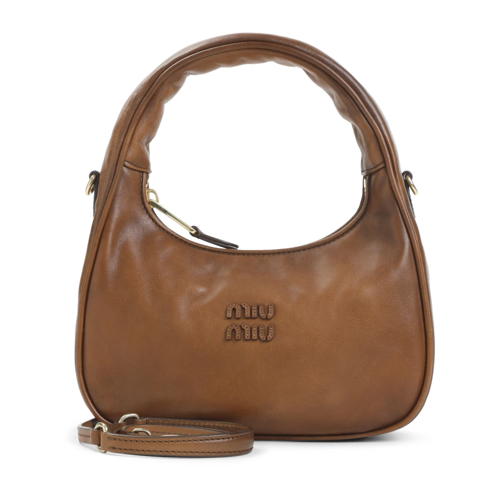 Miu Miu Women's Brown Shoulder Bag - Handbags - One Size - Bags