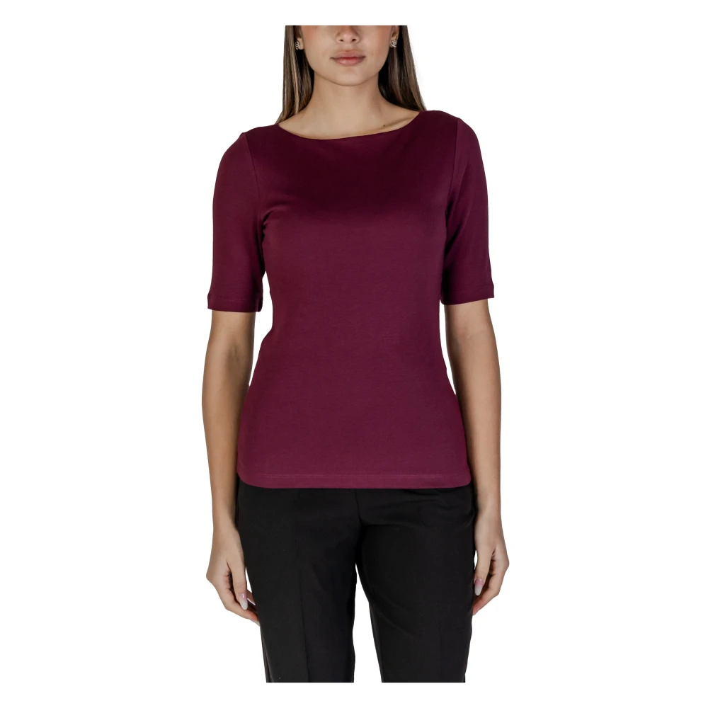 Street One Bordeaux Korte Mouw T-shirt Red Dames