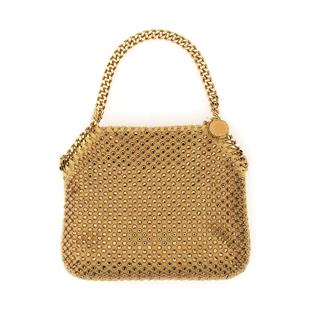 Stella Mccartney Mini Schoudertas met Kettinghengsel Yellow Dames