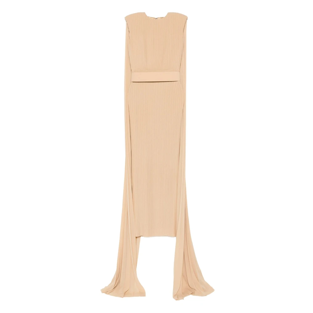 Gefaltete Oberteil Cape Ärmel Kleid - Solace London - Modalova