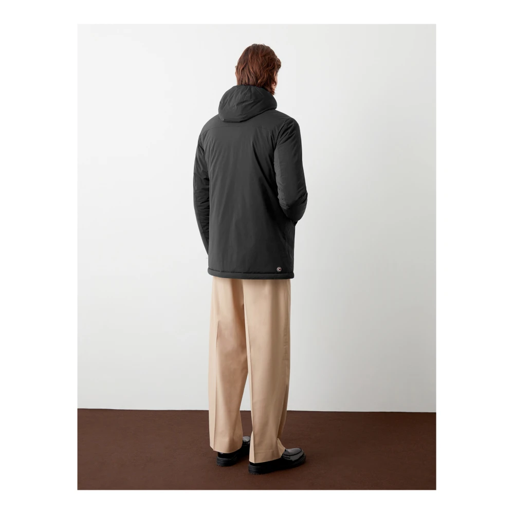 Colmar Zwarte Herfstjas met Rits Capuchon Black Heren