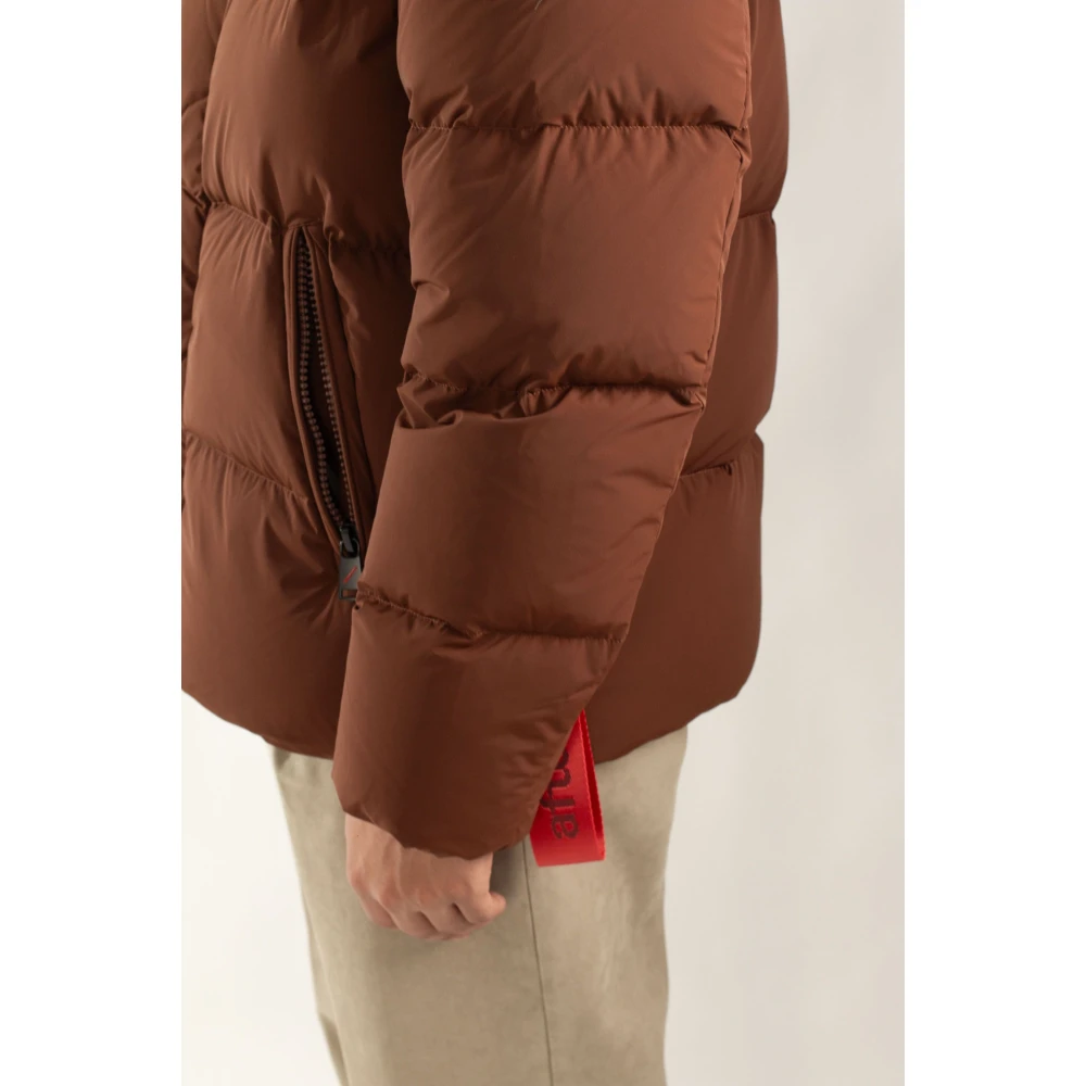Afterlabel Matte donsjack in Chamonix-stijl Brown Heren