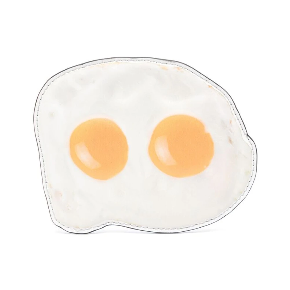 Moschino Witte Portemonnee met Kaartsleuven White Dames