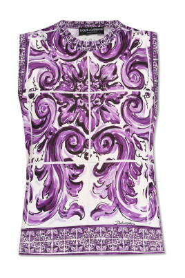top-with-majolica-print