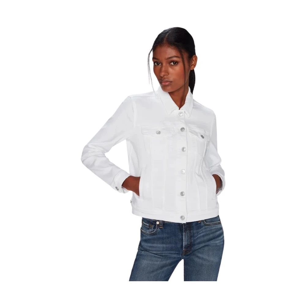 Jackets > Denim Jackets - - 7 For All Mankind - Modalova