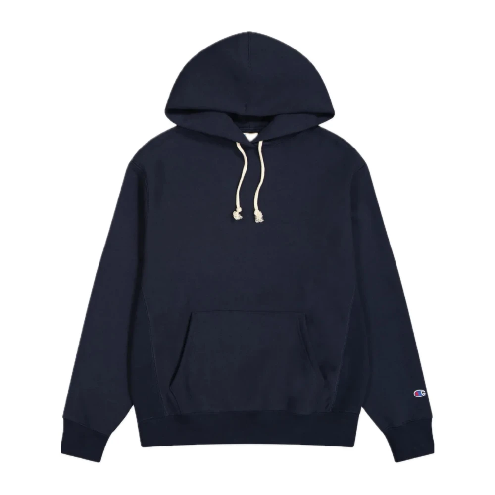 Champion Borstad Fleece Hoodie Kollektion Blue, Herr