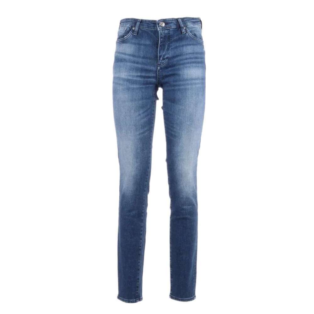 Armani Exchange Blå Skinny Jeans