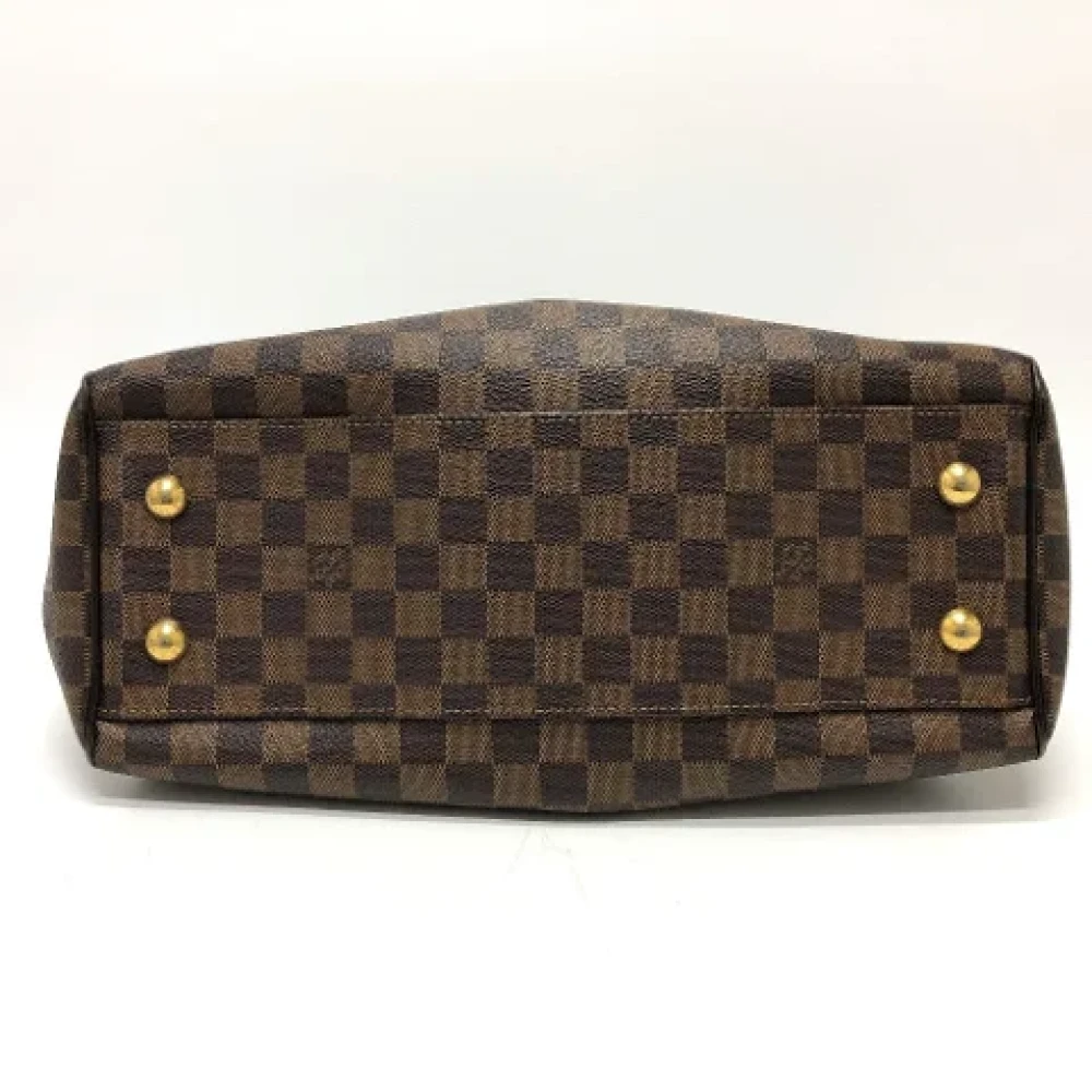 Louis Vuitton Vintage Pre-owned Cotton louis-vuitton-bags Brown Dames