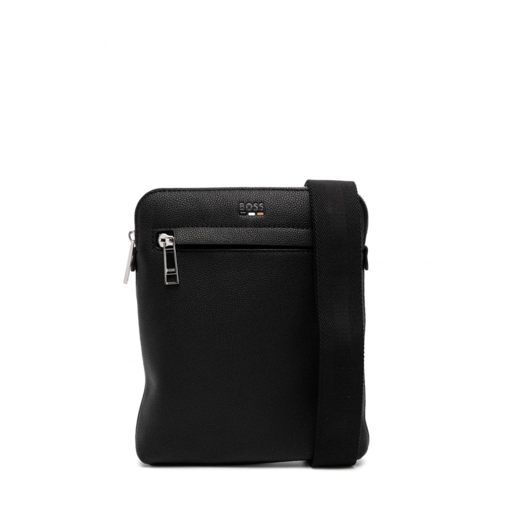 Hugo Boss RAY S ZIP BAG i Svart Black, Herr