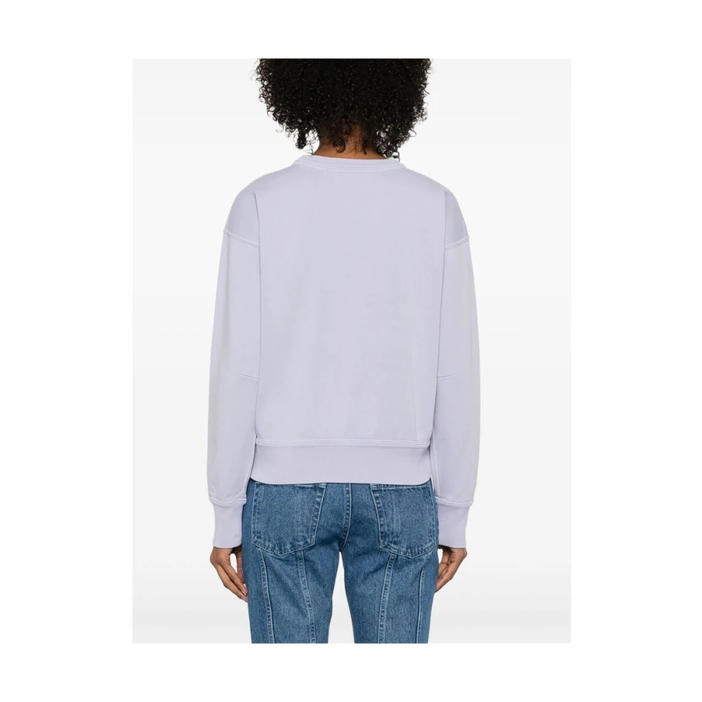 Isabel Marant Étoile Paarse Crew Neck Sweatshirt Purple Dames