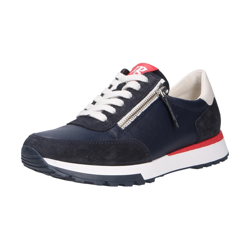 Paul Sportieve damessneaker van nubuck leer Dames Schoenen Blauw