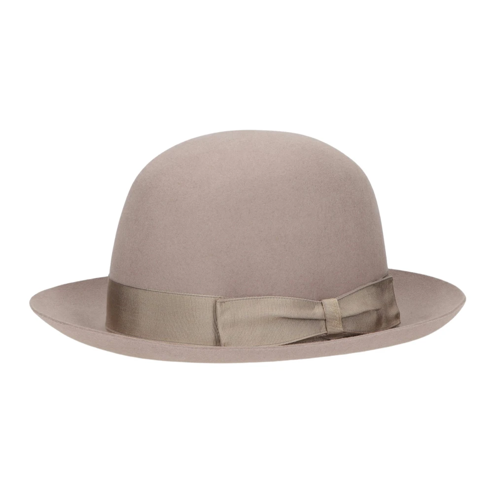 Borsalino Vilt Oprolbare Hoed Brown Heren
