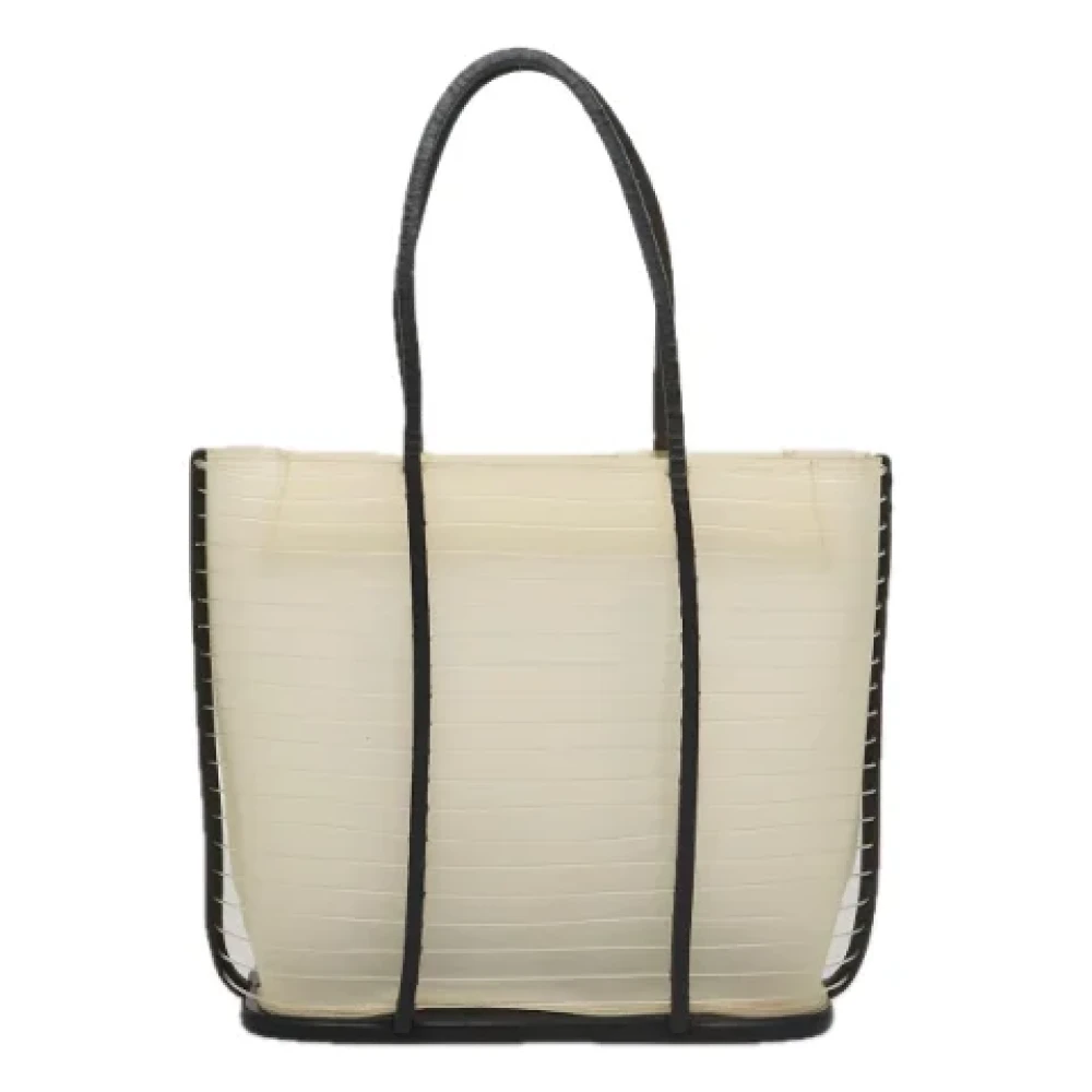 Salvatore Ferragamo Pre-owned Fabric handbags Beige Dames