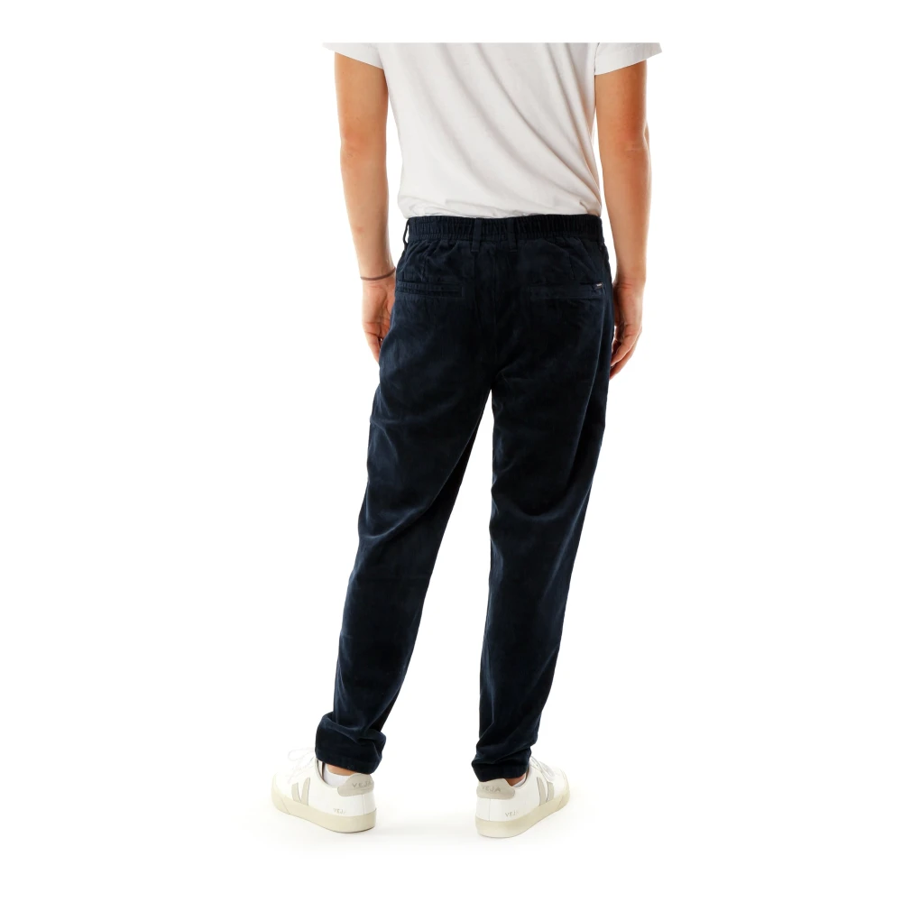 Gabba Corduroy broek met relaxte pasvorm Blue Heren