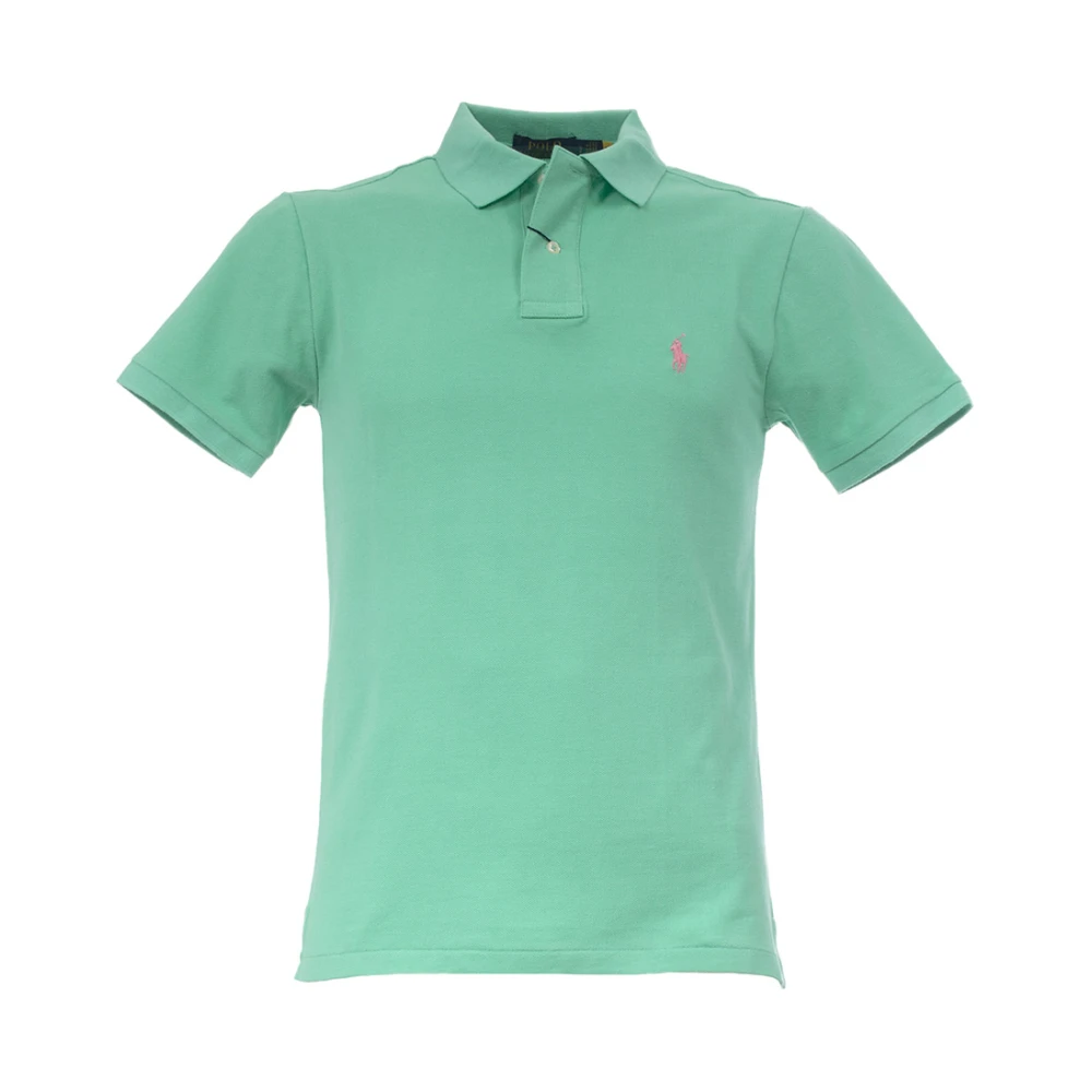 Polo Ralph Lauren Slim-Fit Katoenen Polo Blue Heren
