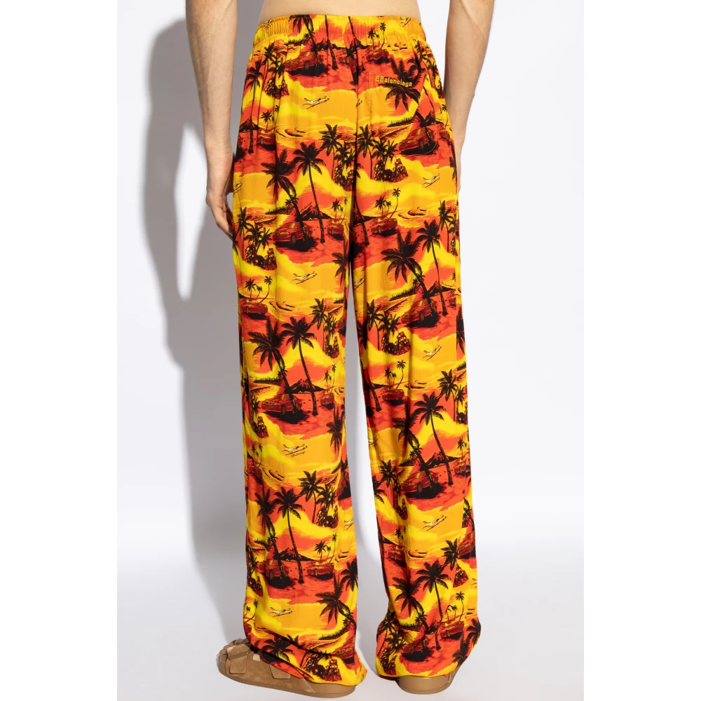 Balenciaga Broek met print Multicolor Heren