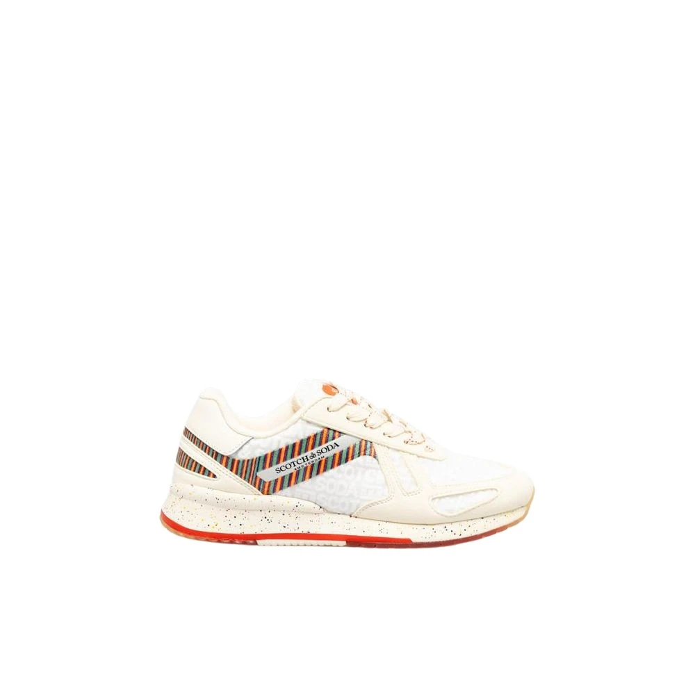 Scotch & Soda Stride Sneaker Heren Schoenen Wit