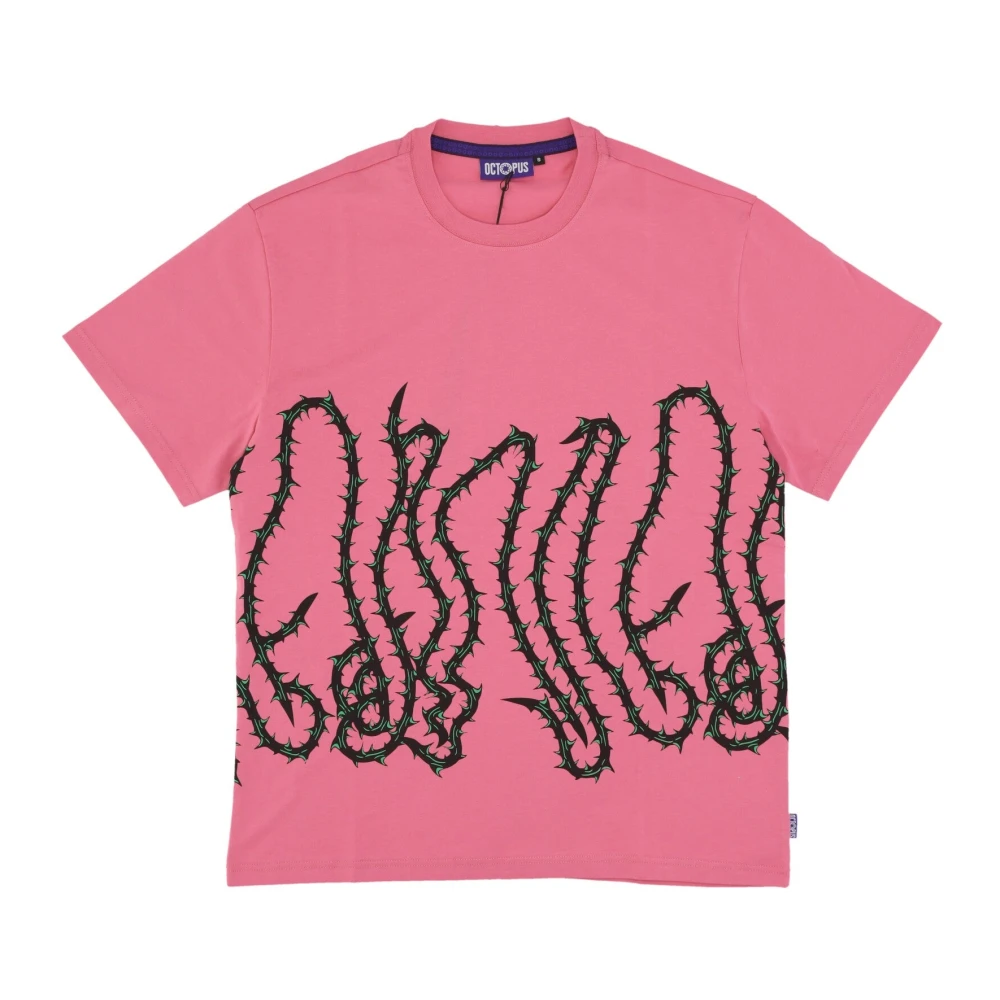 Octopus Roze Thorns Tee Heren T-shirt Pink Heren