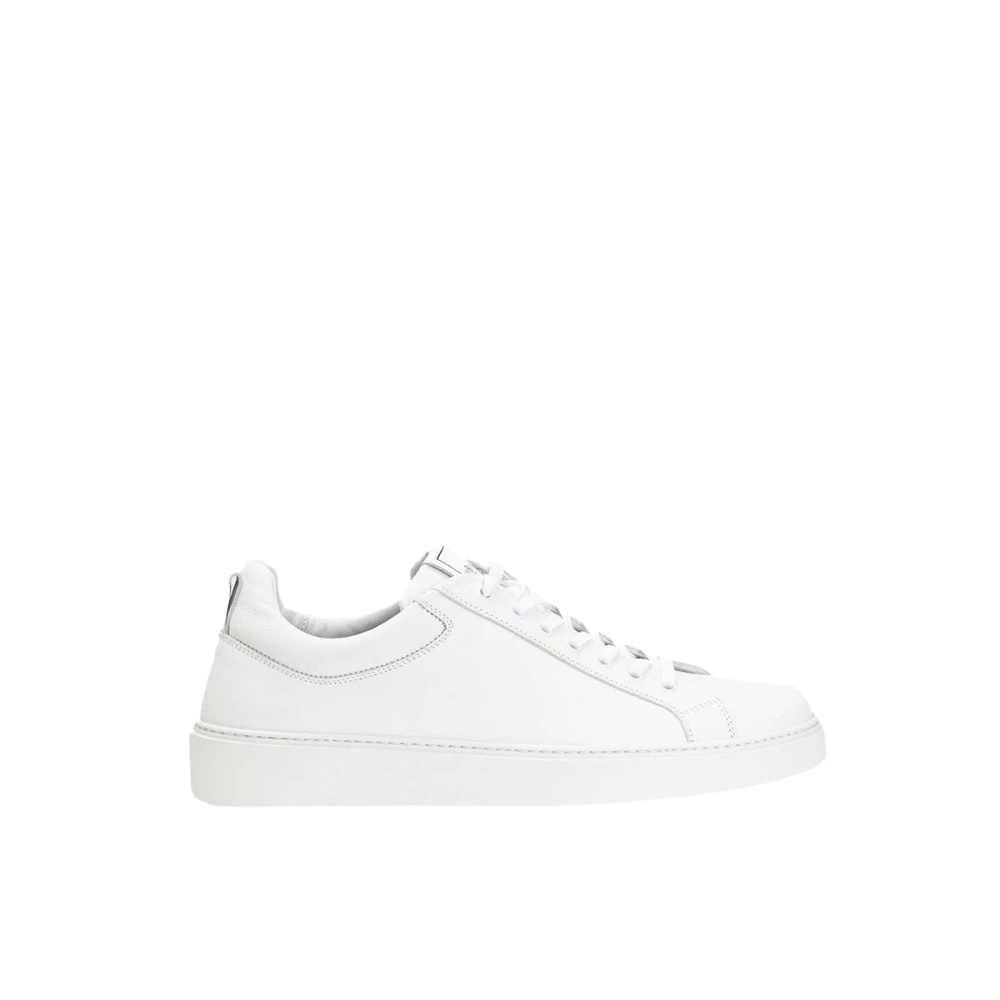 Giorgio Witte Leren Sneakers Heren Schoenen