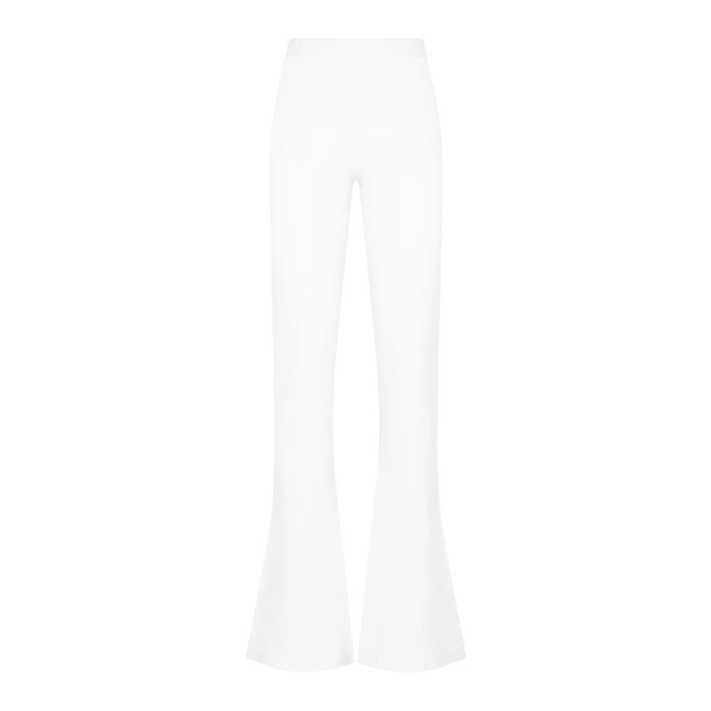 Tom Ford Witte Cashmere Flared Broek Aw23 White Dames