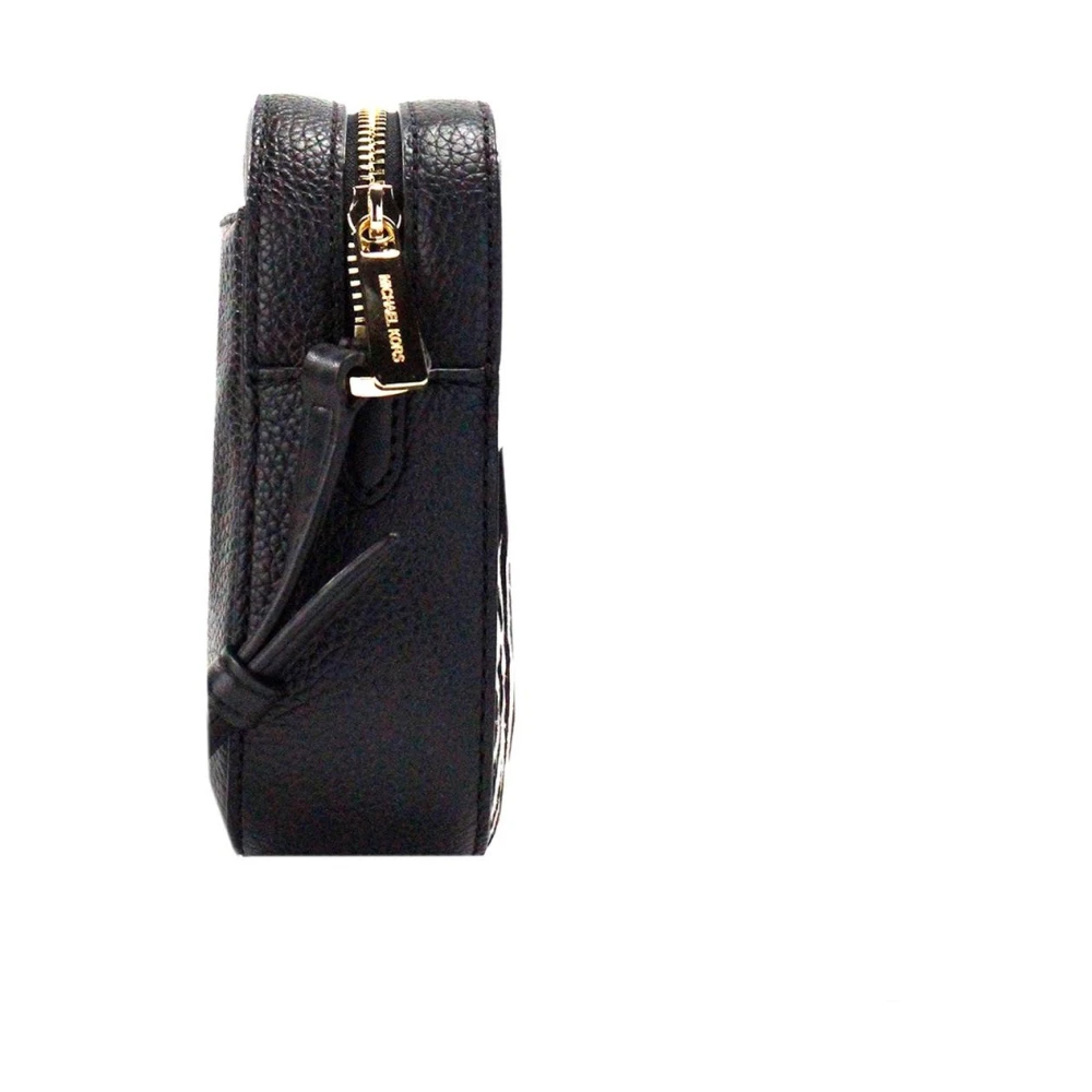 Michael Kors Jet Set Grote East West Rits Crossbody Handtas Black Dames