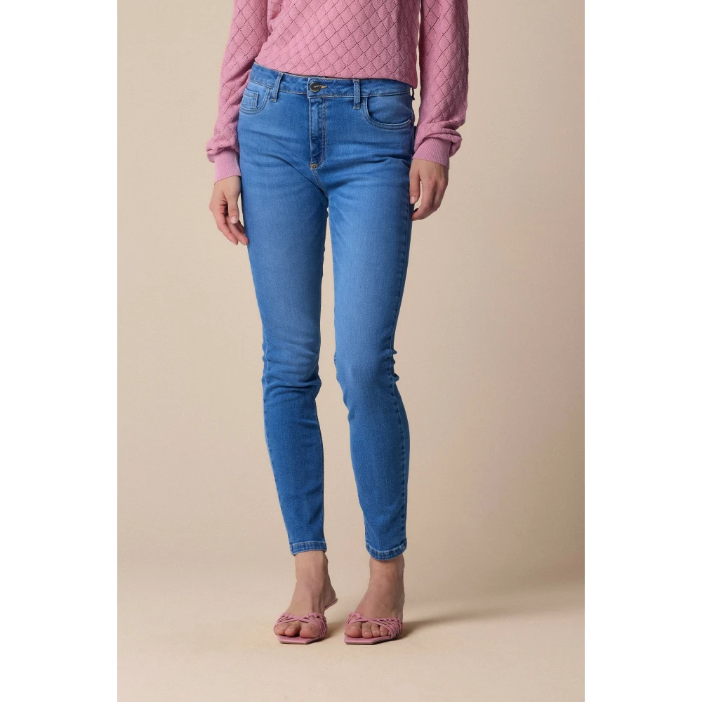 Kocca Slim Fit Denim Jeans Blue Dames