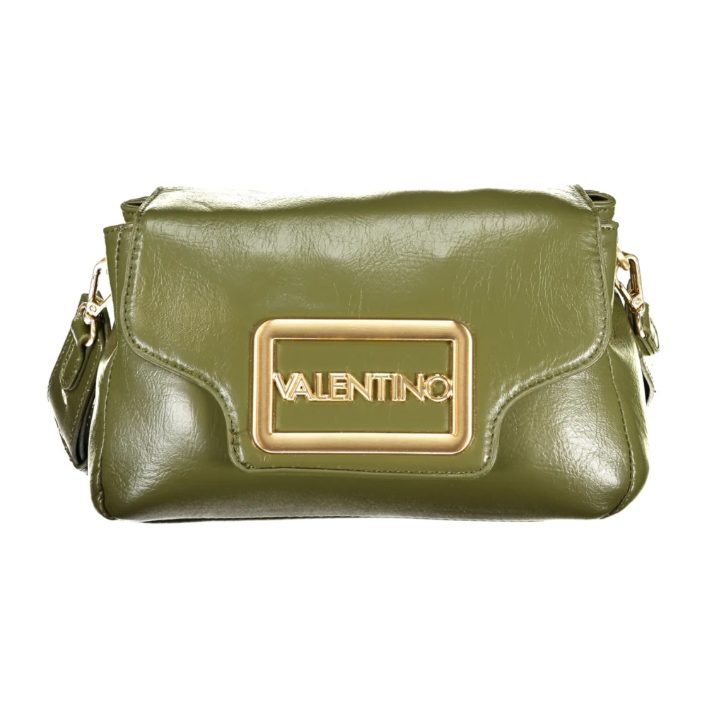 Valentino by Mario Valentino Groene damestas met afneembaar handvat en verstelbare riem Green Dames