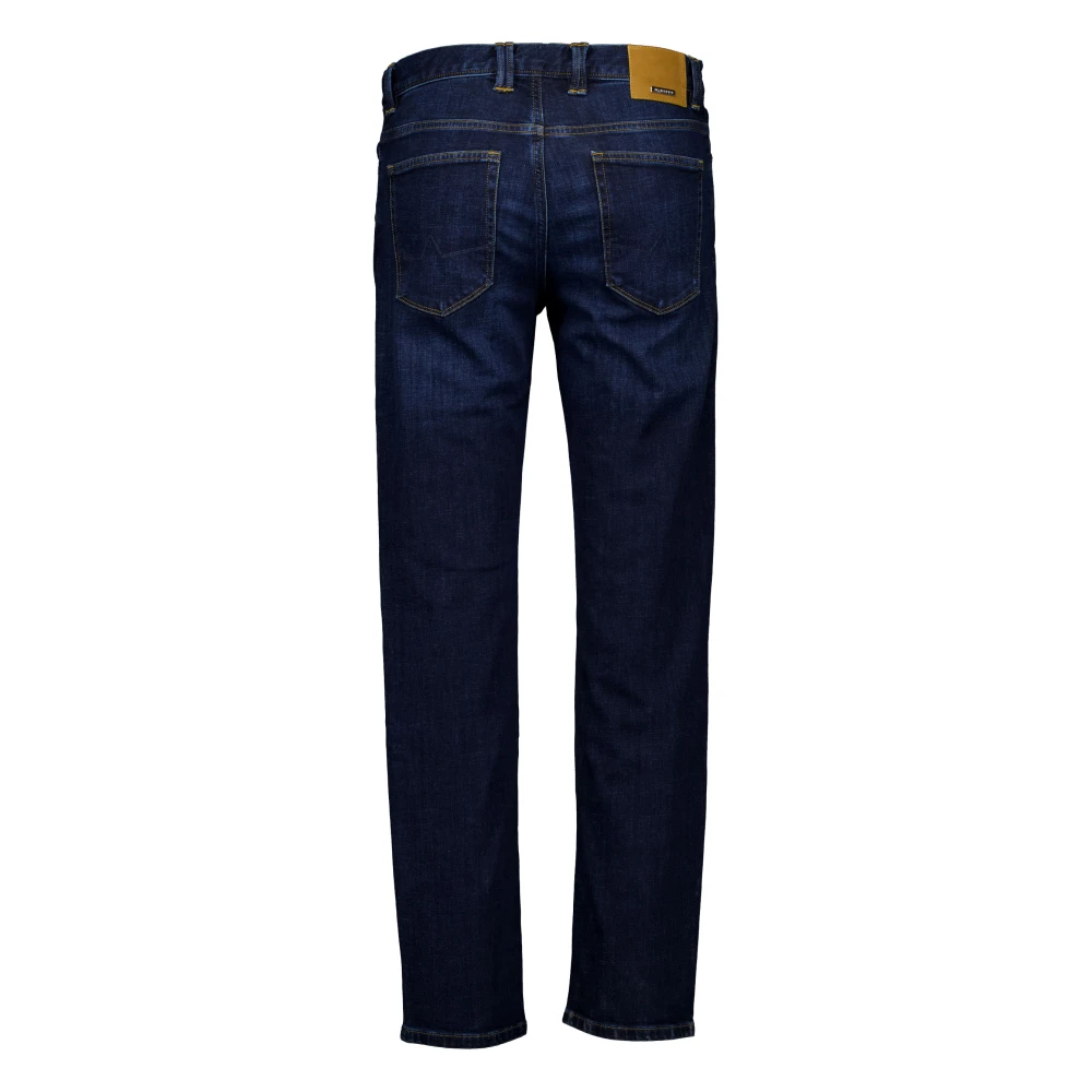 Alberto Blauwe Jeans Stijlvol Model Blue Heren
