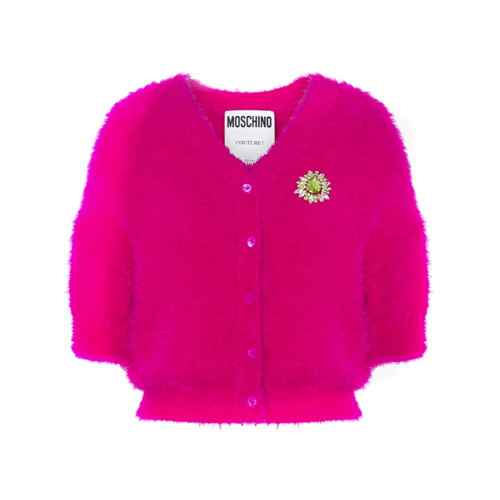Moschino Stijlvolle Sweaters voor Mannen en Vrouwen Pink Dames