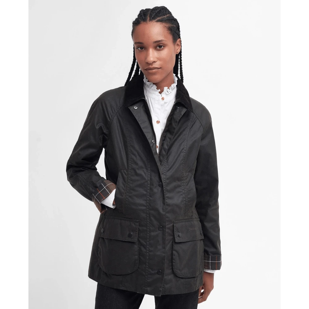 Barbour Klassieke Beadnell Wax Jas Green Dames