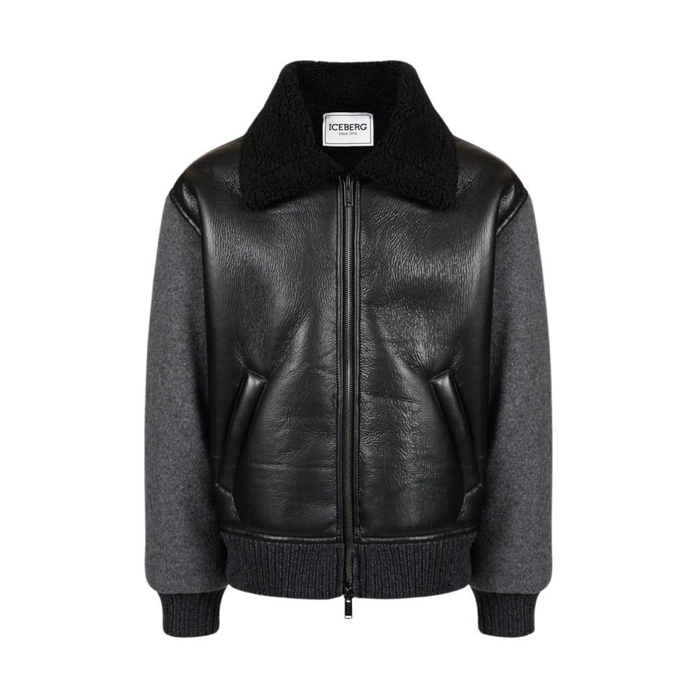 Iceberg Jas in eco-schapenvacht en brei Multicolor Heren